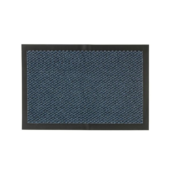 Tappeto Di Agata Per La Pulizia Blu Zerbino D'ingresso Zerbino Raschietto Per Zerbini Raschietto, Dimensioni: 600 X 400 Mm-image