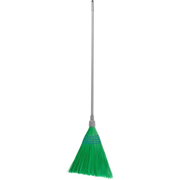 Scopa Cleonix 3805G, Sorgo, Verde, Manico In Metallo 148 Cm-image