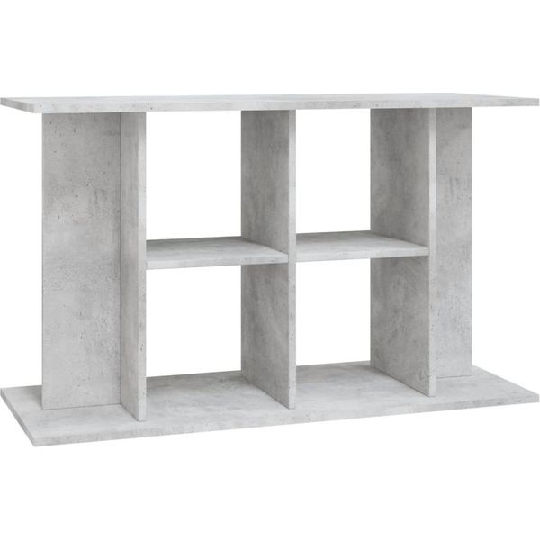 Vidaxl Supporto Per Acquario Grigio Cemento 100X40X60 Cm Materiale A Base Di Legno-image