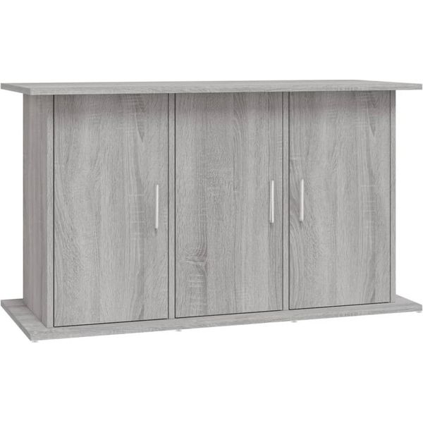 Vidaxl Supporto Per Acquario Grigio Sonoma 101X41X58 Cm Materiale A Base Di Legno-image