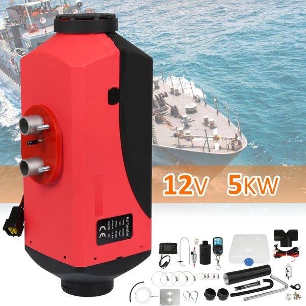 Jopassy 5KW 12V Diesel Parcheggio Riscaldatore Auto Riscaldatore D'aria Lcd Auto Camion Per Camper Camion Barchesilenziatore Rimorchio-image