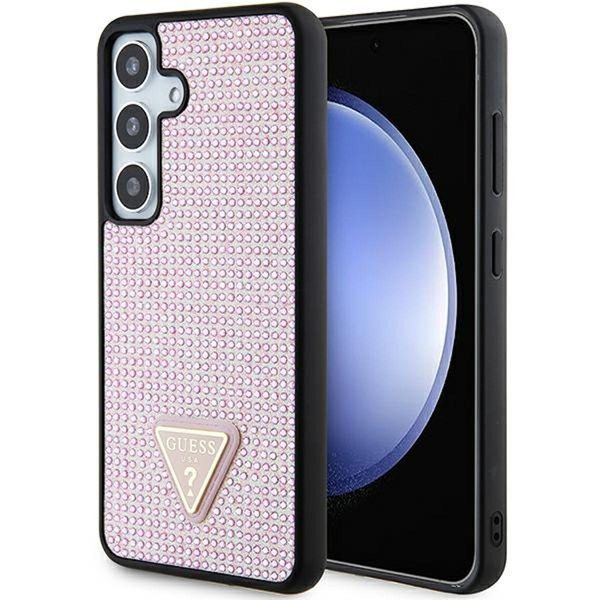 Guess Guhcs24Shdgppp S24 S921 RóżOwy/Pink Hardcase Strass Triangle-image