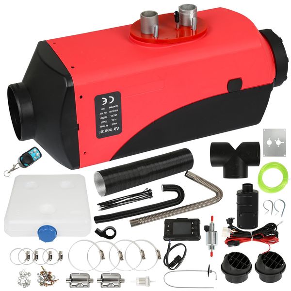 Jayseuw Parcheggio Riscaldatore Diesel 8KW Riscaldatore Diesel 12V/24V Dc Parcheggio Riscaldatore Diesel Con Telecomando E Display Lcd Riscaldatore Aria Diesel Per Auto Campeggio Camper-image