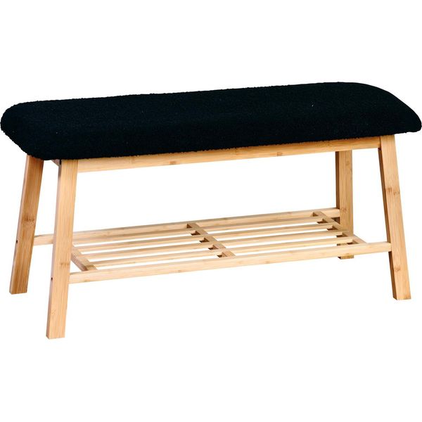 Kesper Panca Con Seduta Imbottita 90 X 34 X 45 Cm, Bambù Kesper 58305-image