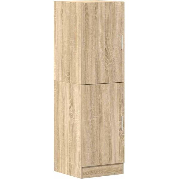 Vidaxl Armadio Da Cucina Rovere Sonoma 38X41,5X131,5 Cm Materiale In Legno-image