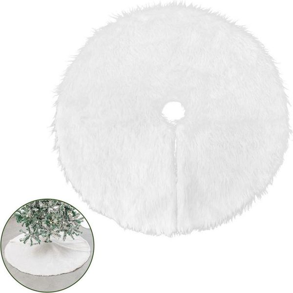 Tolletour Coperta Per Albero Coperta Per Albero Di Natale Ø 90 Cm, Bianco Bianco - Coperta Per Albero Di Natale Coperta Per Albero Di Natale, Albero Di Natale-image