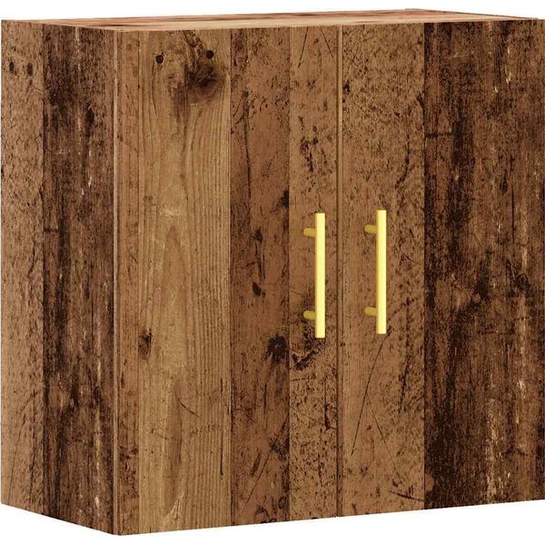 Vidaxl Armadio A Muro Effetto Legno Vecchio 60X31X60 Cm Materiale Legno-image