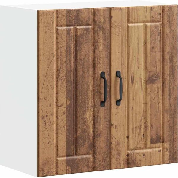 Vidaxl Parete Attrezzata Da Cucina Lucca In Legno Di Recupero, Materiale A Base Di Legno-image