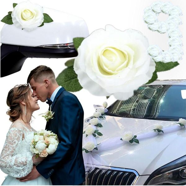 Decorazione Auto Per Matrimonio Fiori Per Matrimonio Decorazione Auto Per Matrimonio Tulle-image