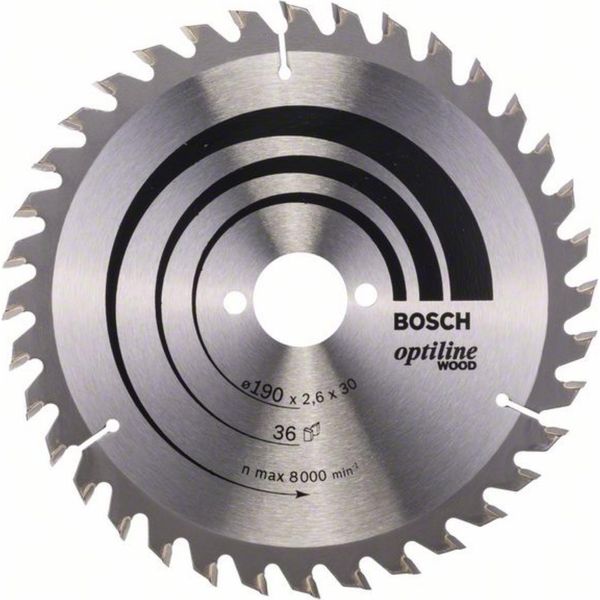 Bosch 2608640616 Lama Per Sega Circolare Bosch Op Wo H 190X30-36-image