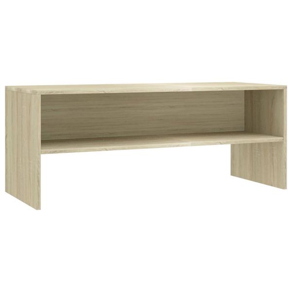 Mobile Tv Vidaxl Rovere Sonoma 100X40X40 Cm Materiale A Base Di Legno-image