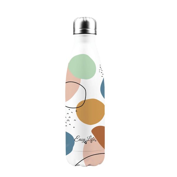 Borraccia Thermos Thermobecher Tazza Da Caffè In Acciaio Inox Bianco Forme 0,5 L-image