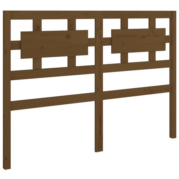 Vidaxl Testiera Marrone Miele 205,5X4X100 Cm In Legno Di Pino Massiccio-image
