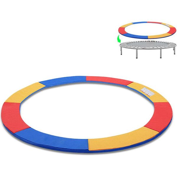 Jiubiaz Copertura Del Bordo Del Trampolino, Ø 305 Cm Copertura Colorata Per Molle, Protezione Del Bordo, Tappetino Di Sicurezza, Resistente Ai Raggi Uv, Antistrappo Accessori Per Trampolini Trampolino-image