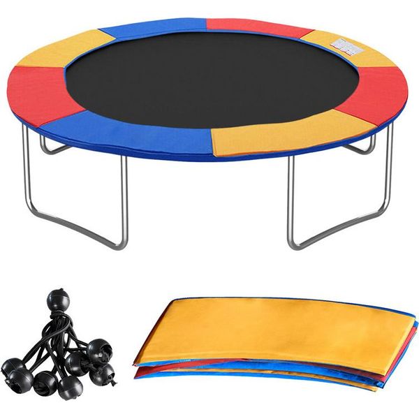 Swanew Copertura Del Bordo Del Trampolino 28 Cm Di Larghezza Ø244 Cm 100% Resistente Ai Raggi Uv Copertura Della Molla Resistente Agli Strappi Protezione Del Bordo 8FT -Colorato-image