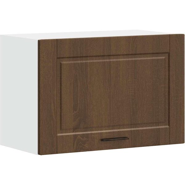 Vidaxl Parete Attrezzata Da Cucina Porto Brown In Legno Effetto Rovere-image