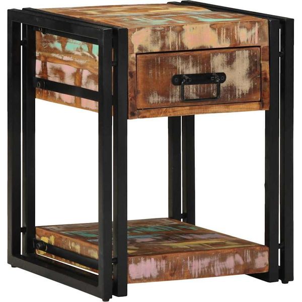Syfax™ Armadio Da Notte Con Cassetto Multicolore 40 X 40 X 50 Cm-image