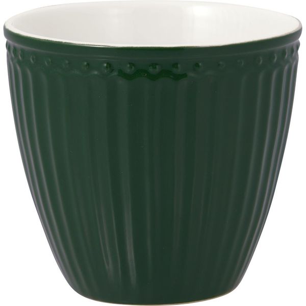 Greengate Latte Cup Mug Alice Green Everyday Ta Pinewood Green 300 Ml-image