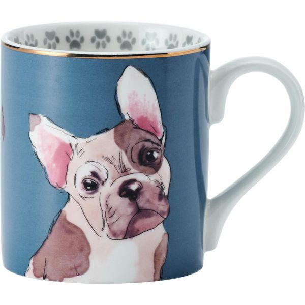 Tazza In Porcellana Mikasa Con Disegno Di Bulldog Francese, 280 Ml-image