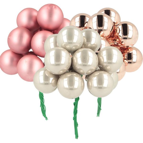 Eleganti Mini Baubles In Vetro Per Le Decorazioni Festive-image