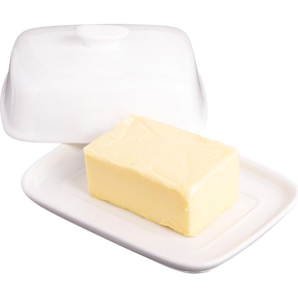 Kitchencraft Butterdose Aus Ceramik, Weiß-image