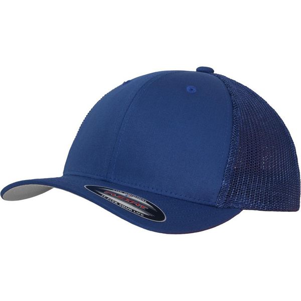 Flexfit 6511 | Cappello / Berretto / Cappello Trucker A Rete - Colore: Royal - Taglia: S/M-image