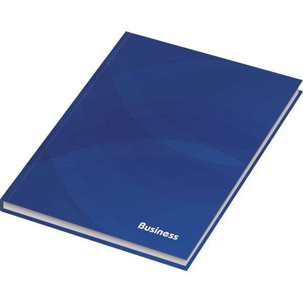 Rnk Verlag 46468 Notizbuch Business - A5, Hardcover, Kariert, 96 Blatt, Blau-image