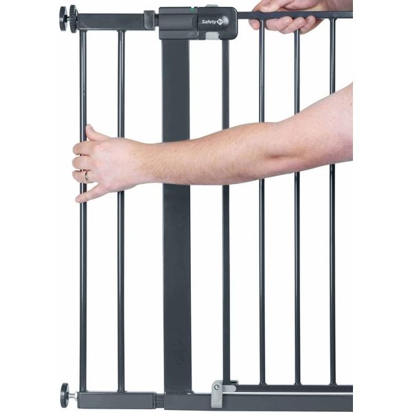 Safety 1St Cancelletto Di Sicurezza Con Prolunga 14 Cm In Metallo Nero 2429057000-image