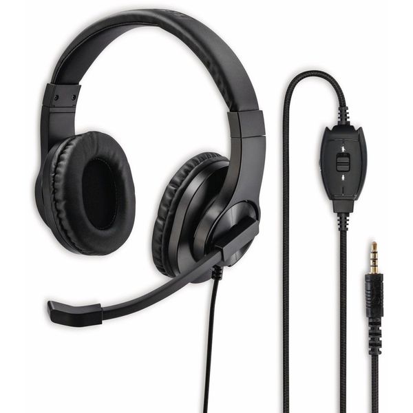 Hama Pc Office Headset "HS-P350"" - Cuffie - Full-Size - Cablate - Spina Da 3,5 Mm - Nero (00139926)"-image