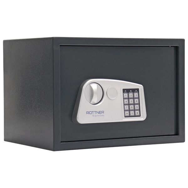 Rottner Jupiter 4 El Cassaforte Elettronica Per Mobili Antracite | Serratura Elettronica | 43 X 30 X 32 Cm-image