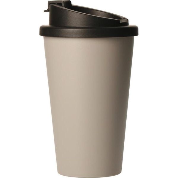 Tazza Da Caffè Biologica "Premium Deluxe"" - Tazza Termica In Plastica Biologica Senza Bpa Con Chiusura A 2 Componenti - Tazza Isolata Da 350 Ml Da Portare Con Sé Germany - Nocciola"-image