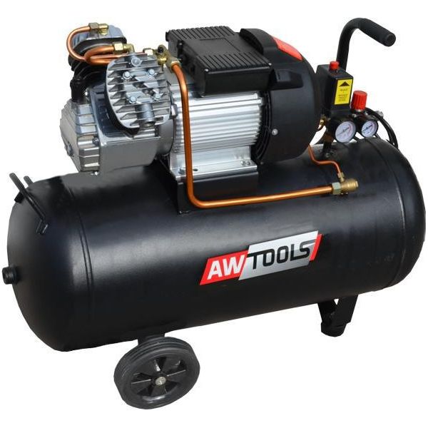 Awtools Compressore A Olio Zva-100L V Capacità 370/Min. Serbatoio 100L-image