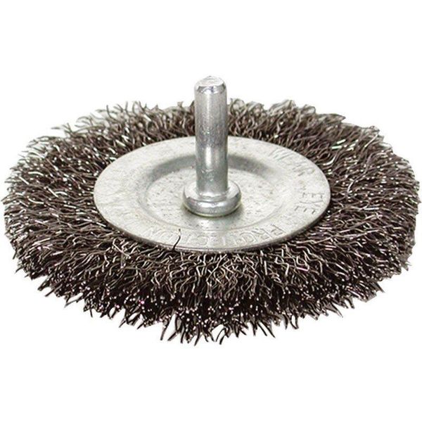 Spazzola Rotante Extol Craft (17055) O 100 Mm, Filo Crimpato S 0,3 Mm, Albero 6 Mm-image