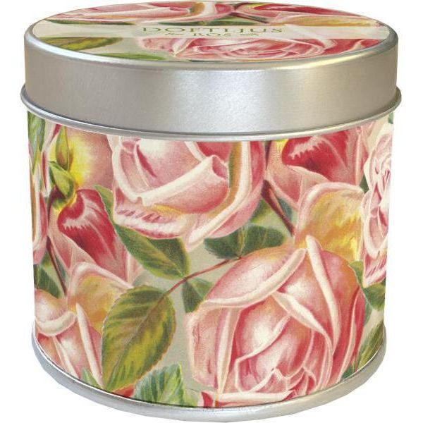 Candela Profumata In Scatola Di Latta Roses Pink-image
