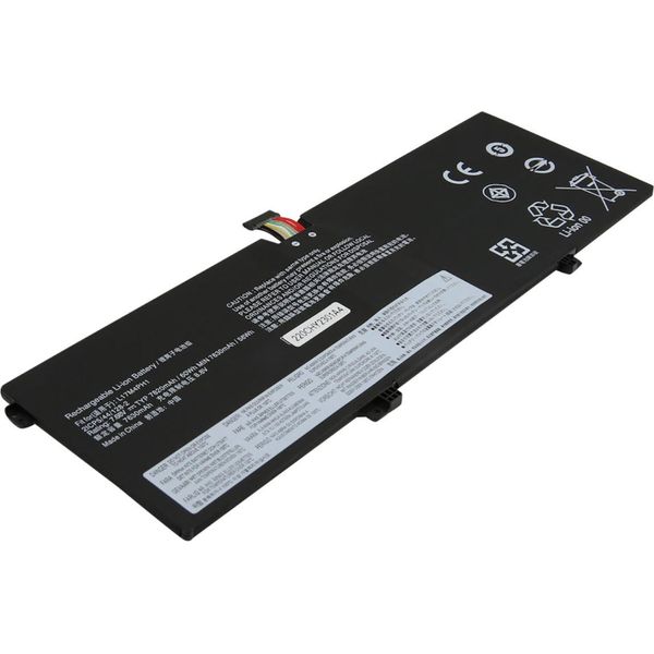 Avizar, Batteria Per Lenovo Yoga C930 Li-Polymer 7,68V 7820Mah 60Wh, Schwarz-image