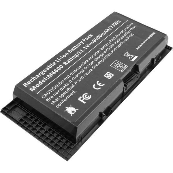 Avizar, Dell Precision M4600 / M6700 Batteria Agli Ioni Di Litio 6600Mah 11.1V, Nero-image