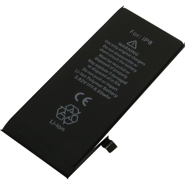 Avizar, Batteria Di Ricambio Apple Iphone 8 Li-Polymer 2250Mah 3.82V 8.6Wh, Nero-image