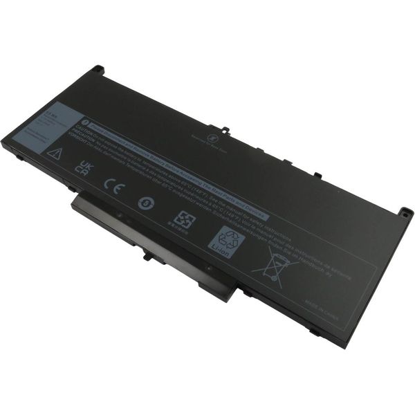 Avizar, Batteria Per Dell Latitude 12 / E7270 / E7470 Li-Polymer 7,6V 7200Mah 55Wh, Nero-image