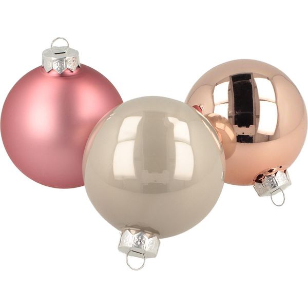 Nobile Albero Di Natale Baubles Vetro Decorazione Avvento Natale-image