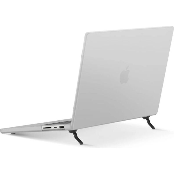 Avizar, Custodia Protettiva A 360° Per Macbook Pro 16" Con Supporto Integrato, Bianco"-image