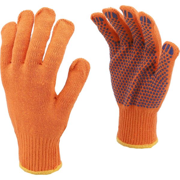 Guanti Da Lavoro, Guanti Da Giardinaggio, Cotone, Con Gommini In Pvc, Taglia 8-image