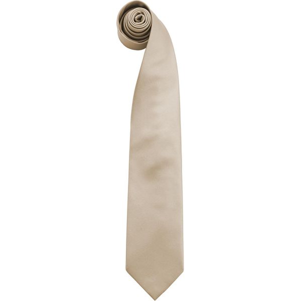 Cravatta Da Uomo Premier Colours, Tinta Unita RW1156 (Taglia Unica) (Khaki)-image