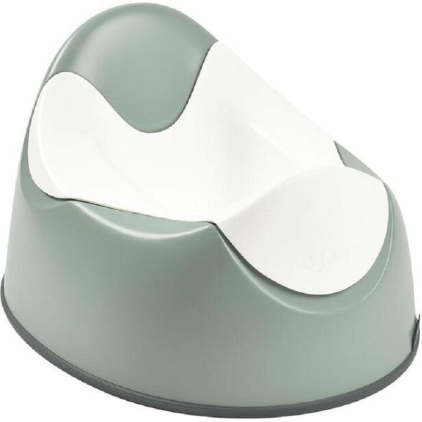 BéAba, Vasino Per Bambini, Vasino Ergonomico Per Bambini, Antiscivolo, Igienico, Di Facile Manutenzione, Inserto Igienico Con Manici, France, Verde Salvia-image