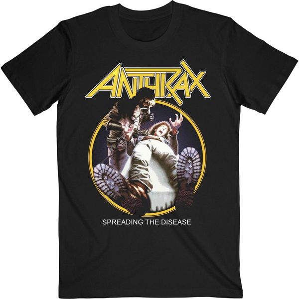 Anthrax - Maglietta "Spreading The Disease"" Per Uomo/Donna Unisex RO2860 (S) (Nero)"-image