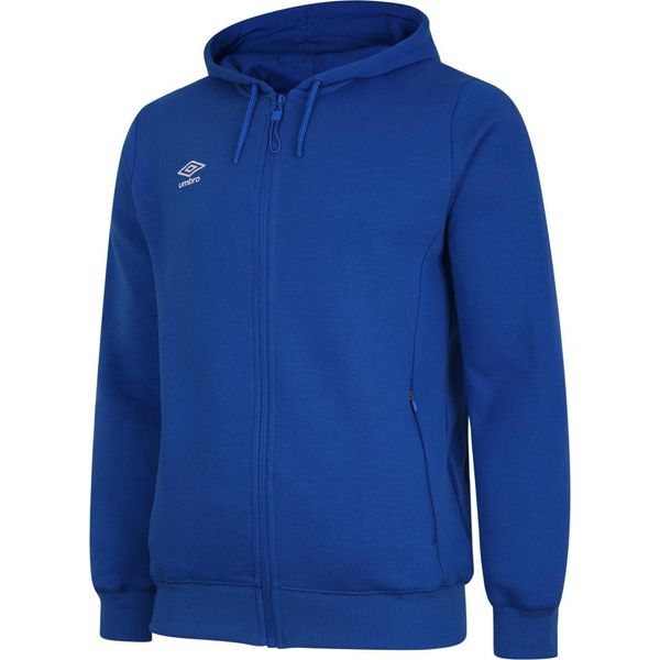 Umbro - Felpa Con Cappuccio "Club Leisure"" Da Uomo UO359 (3XL) (Blu Reale/Bianco)"-image