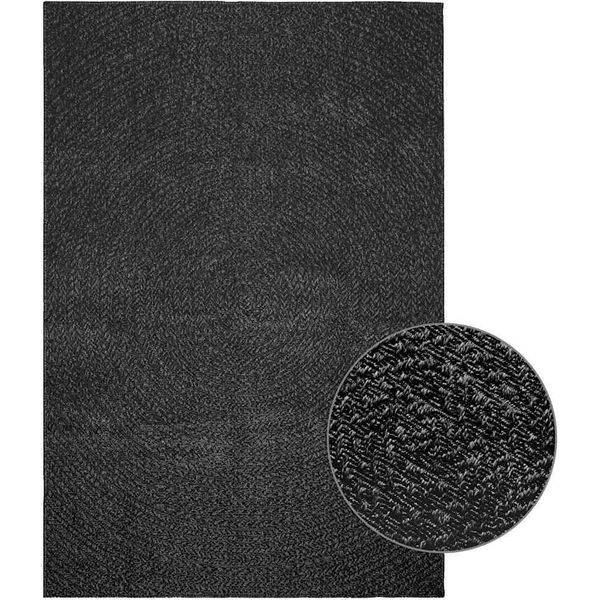 Vidaxl Tappeto Zizur Antracite 140X200Cm Effetto Juta Per Interni Ed Esterni-image