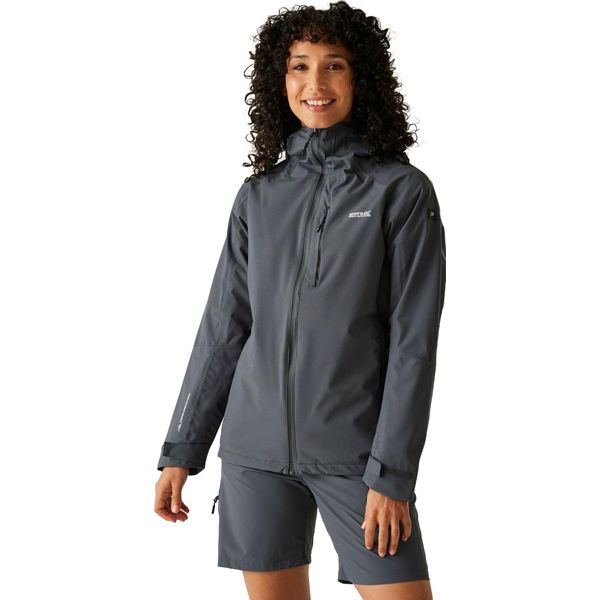 Regatta - Giacca "Birchdale Ii"", Impermeabile Da Donna RG11408 (42 En) (Nero/Grigio Medio)"-image