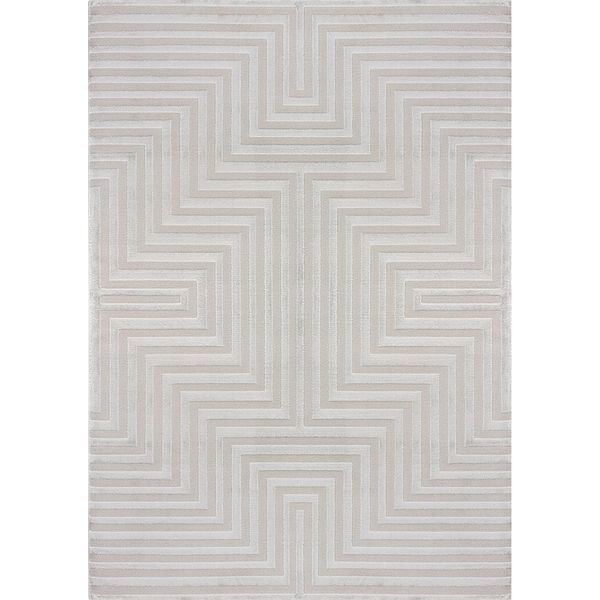 Sahara Veyra Tappeto Pelo Corto Rettangolo 140X200Cm Argento-image