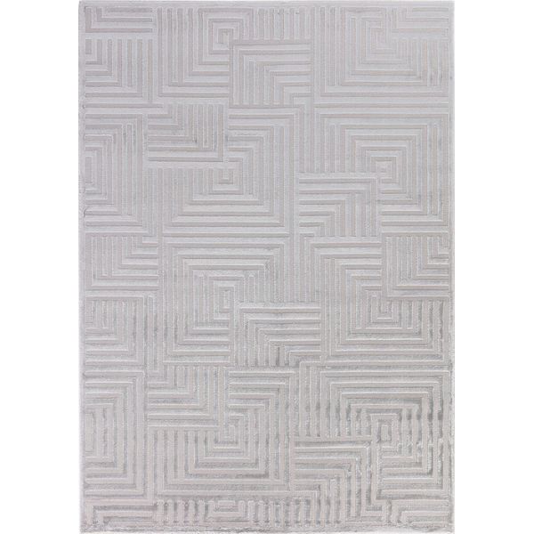 Sahara Zelora Tappeto Pelo Corto Runner 80X150Cm Argento-image