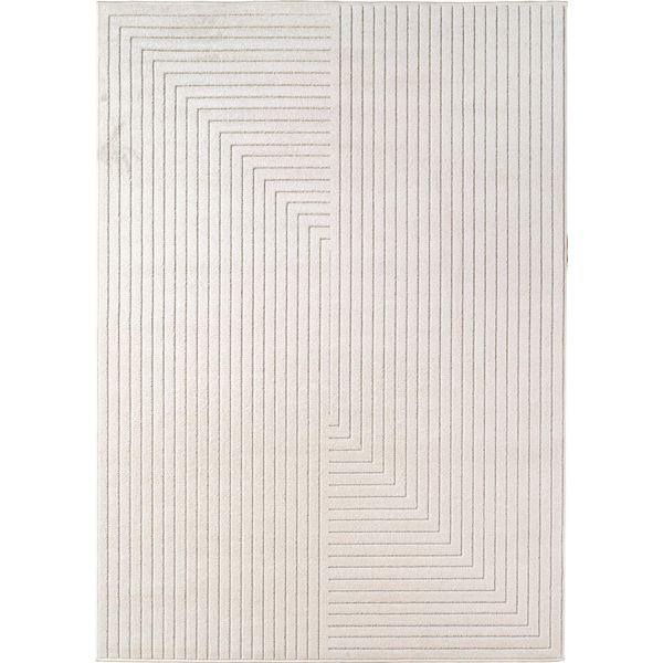 Nova Luo Tappeto Pelo Corto Runner 80X250Cm Crema-image